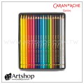 瑞士 CARAN D'ACHE 卡達 PABLO 專家級油性色鉛筆 (18色) 鐵盒