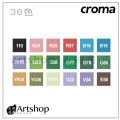 美國 croma X5 軟毛雙頭麥克筆-36色 