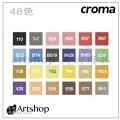 美國 croma X5 軟毛雙頭麥克筆-48色 